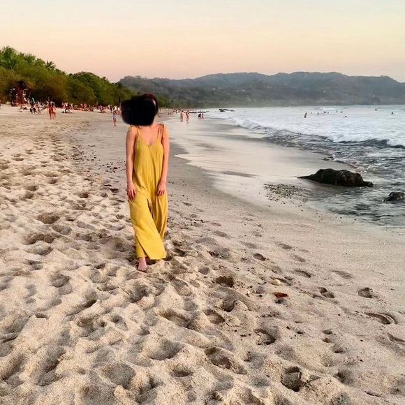 Cutest yellow pattern loose fitting Vanessa Alexandra jumpsuit - Picture 3 of 3